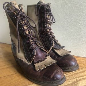 Vintage Durango Roper leather boots size 8.5-9
